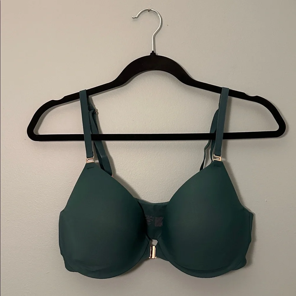 Soma Bodify Front Close Perfect Coverage Bra Green Size 36D